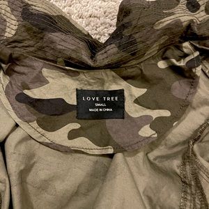 Love Tree Army Jacket. Light weight. Only worn once.